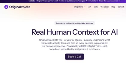 OriginalVoices raises £1m pre-seed round led by Iona Star