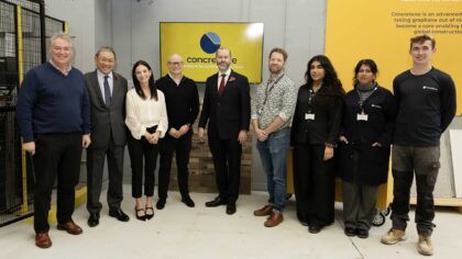 Manchester graphene spin-out Concretene raises £4.5m in Series A