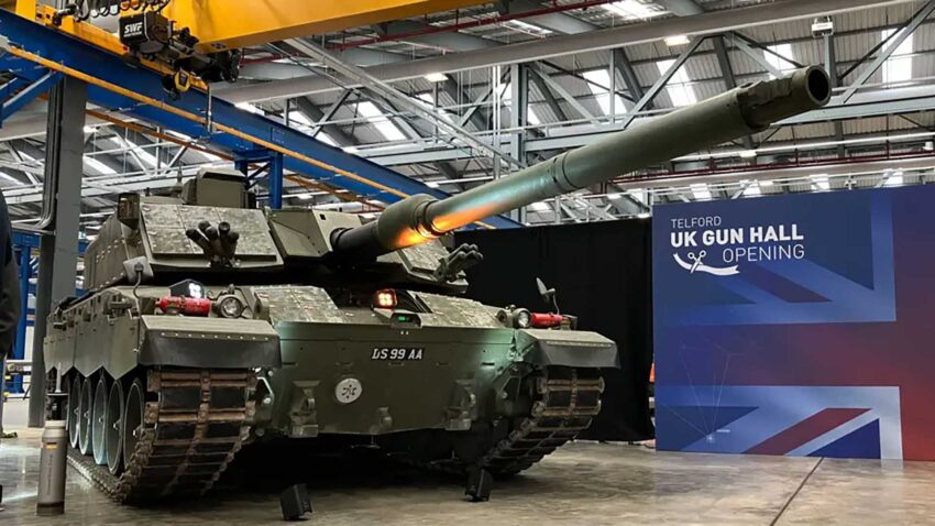 Large calibre gun barrels for tanks and artillery are being made in the UK for the first time in 20 years after German defence group Rheinmetall officially opened its UK Gun Hall in Telford today.